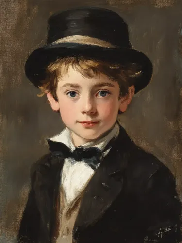L'enfant au chapeau