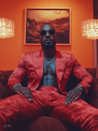 Portrait de l'homme élégant