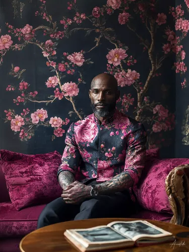 Portrait de l'homme élégant