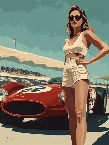 Racing girl